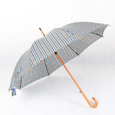 Auto Wooden Stick Umbrella