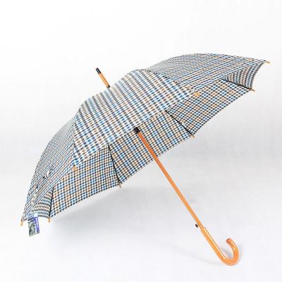 Auto Wooden Stick Umbrella