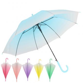 Trimmed Binding Transparent Clear Umbrella