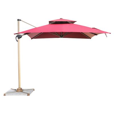 Double Canopy Garden Parasol