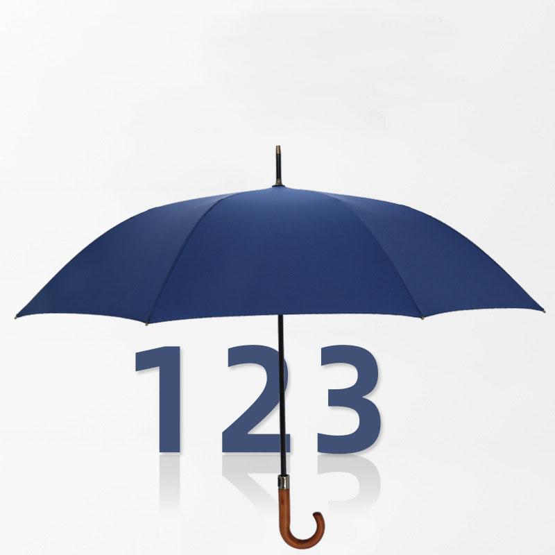 Wholesale Mens Wooden Handle Promotional Golf Umbrellas 